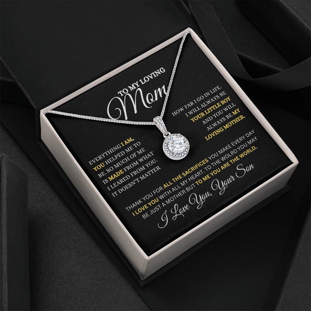To My Mom | Eternal Hope Necklace Gift From Son
