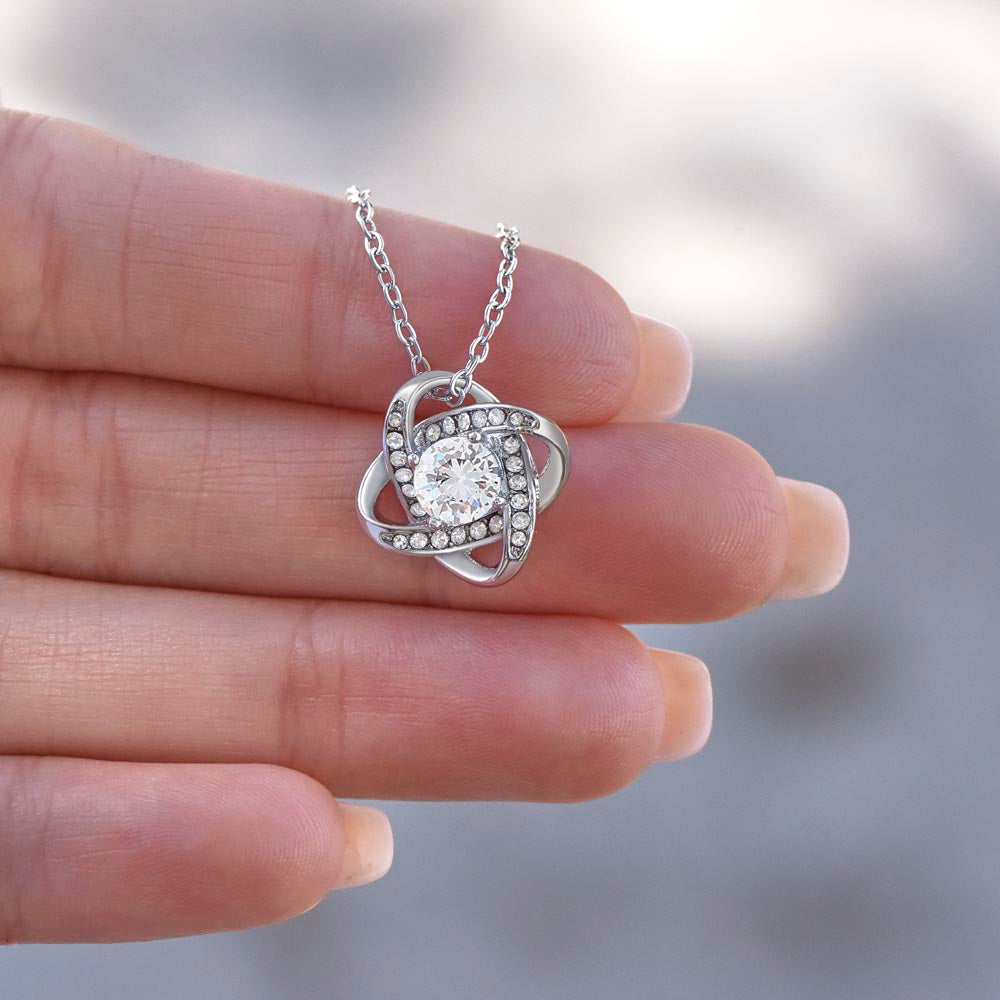 To My Mom | Love Knot Necklace Gift From Son