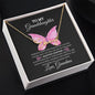 To My Granddaughter | Personalized Name | Granddaughter Necklace Gift Jewelry