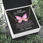 To My Granddaughter | Personalized Name | Granddaughter Necklace Gift Jewelry