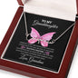 To My Granddaughter | Personalized Name | Granddaughter Necklace Gift Jewelry