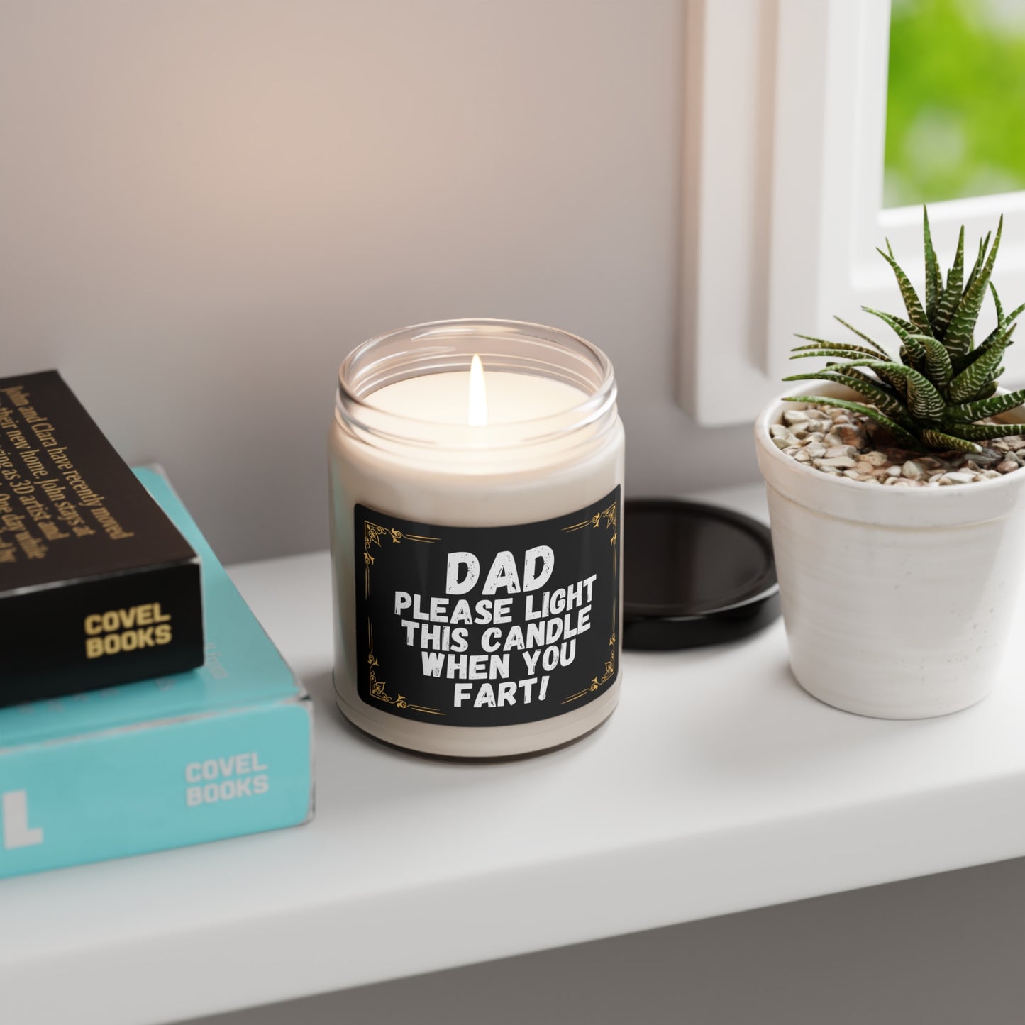 Dad | Please Light This Candle When You Fart | Scented Soy Candle, 9oz