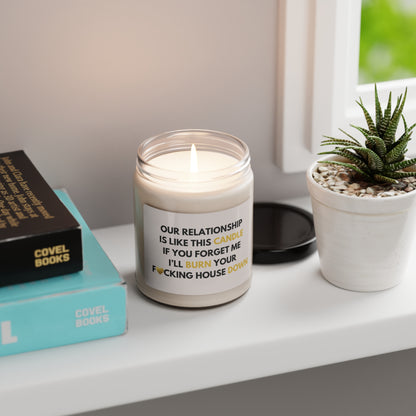 Our Relationship Is Like This Candle | Scented Soy Candle, 9oz