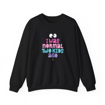 I Was Normal Two Kids Ago | Unisex Heavy Blend™ Crewneck Sweatshirt