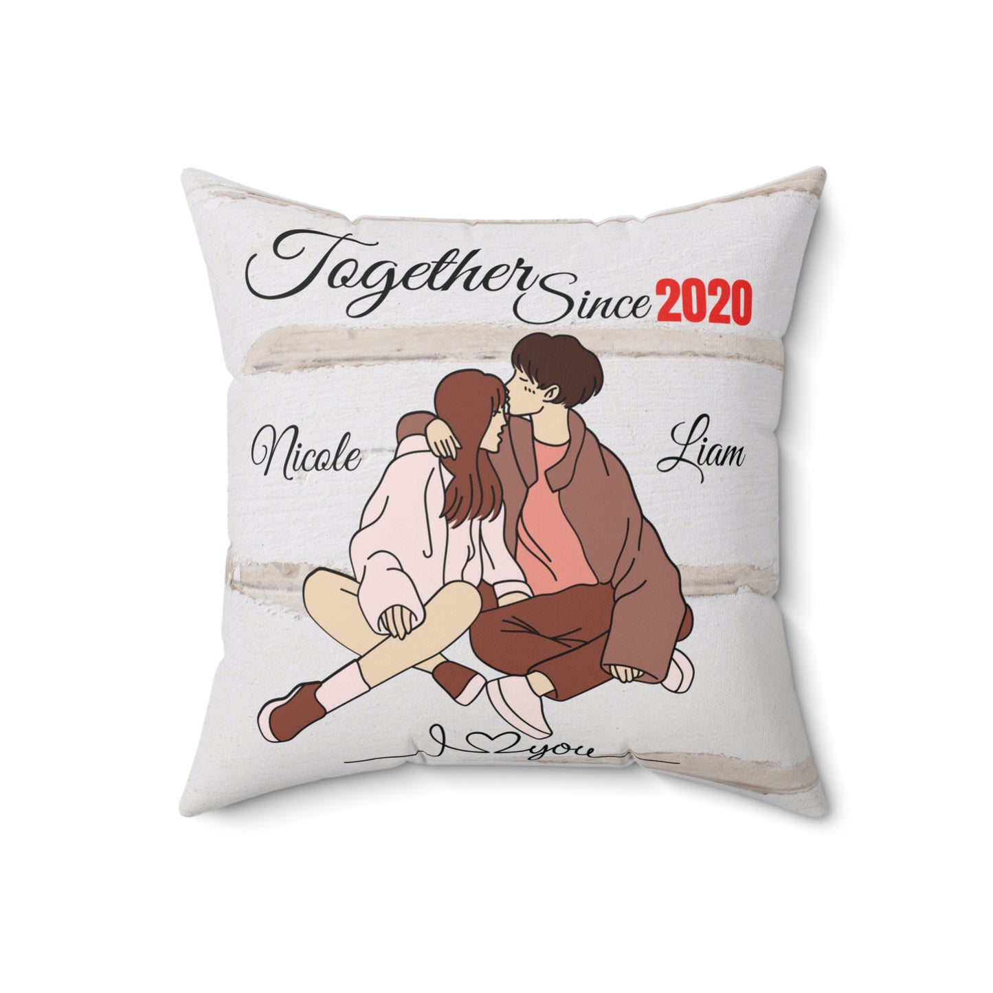 Personalized Together Since Pillow