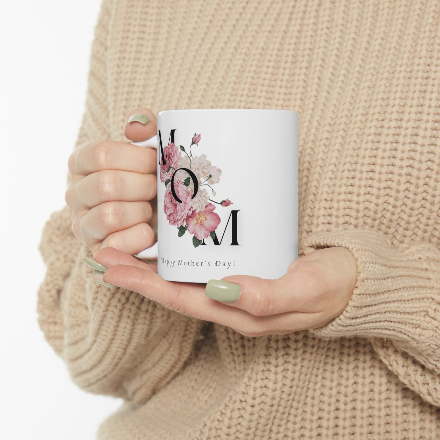 Mom Happy Mother's Day | Ceramic Mug, (11oz)