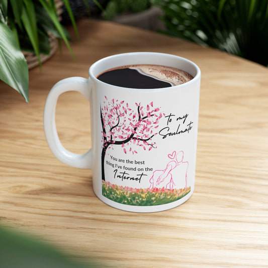 To My Soulmate | Personalized Photo | Ceramic Mug 11oz