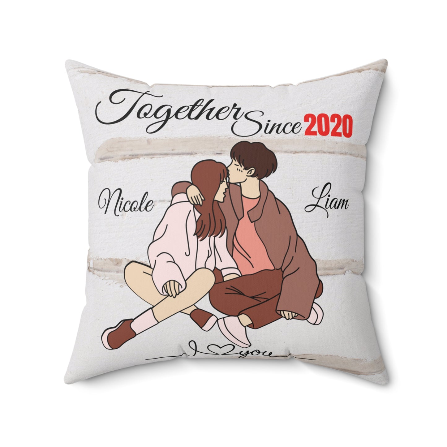 Personalized Together Since Pillow