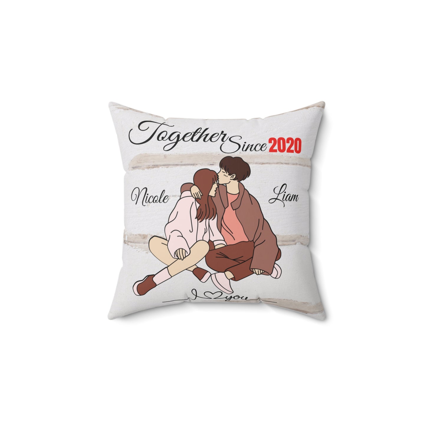 Personalized Together Since Pillow