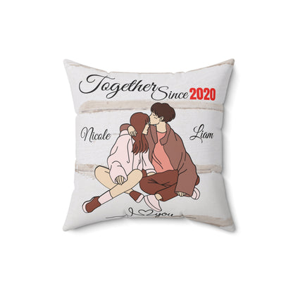 Personalized Together Since Pillow