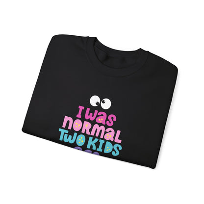 I Was Normal Two Kids Ago | Unisex Heavy Blend™ Crewneck Sweatshirt