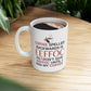 Coffee Spelled Backwards | Ceramic Coffee Mug 11oz