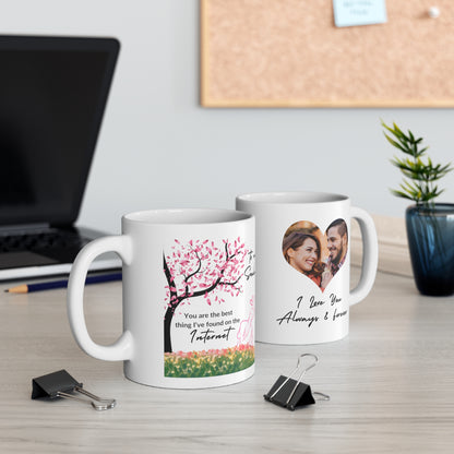 To My Soulmate | Personalized Photo | Ceramic Mug 11oz