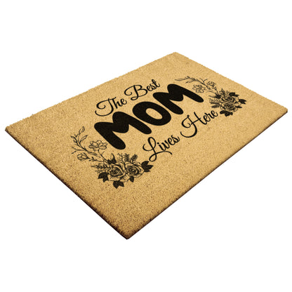 Best Mom Lives Here | Outdoor Mat