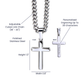 TO MY MAN | CUBAN CHAIN WITH ARTISAN CROSS NECKLACE | HEARTFELT MESSAGE