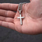 To My Dad | Cuban Chain Artisan Cross | Heartfelt Message
