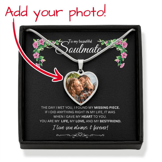 Personalized Photo | To My Soulmate Necklace