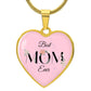 The Best Mom Ever | Heart Shape Necklace
