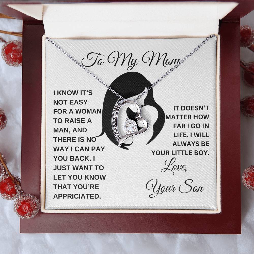 To My Mom | Forever Love Necklace | Heartfelt Message From Son