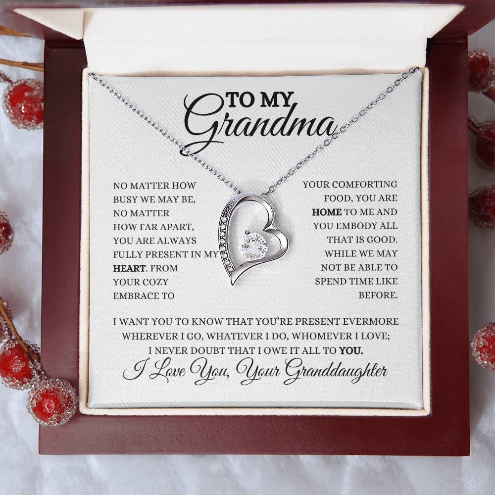 To My Grandma | Forever Love Necklace | Heartfelt Message From Granddaughter