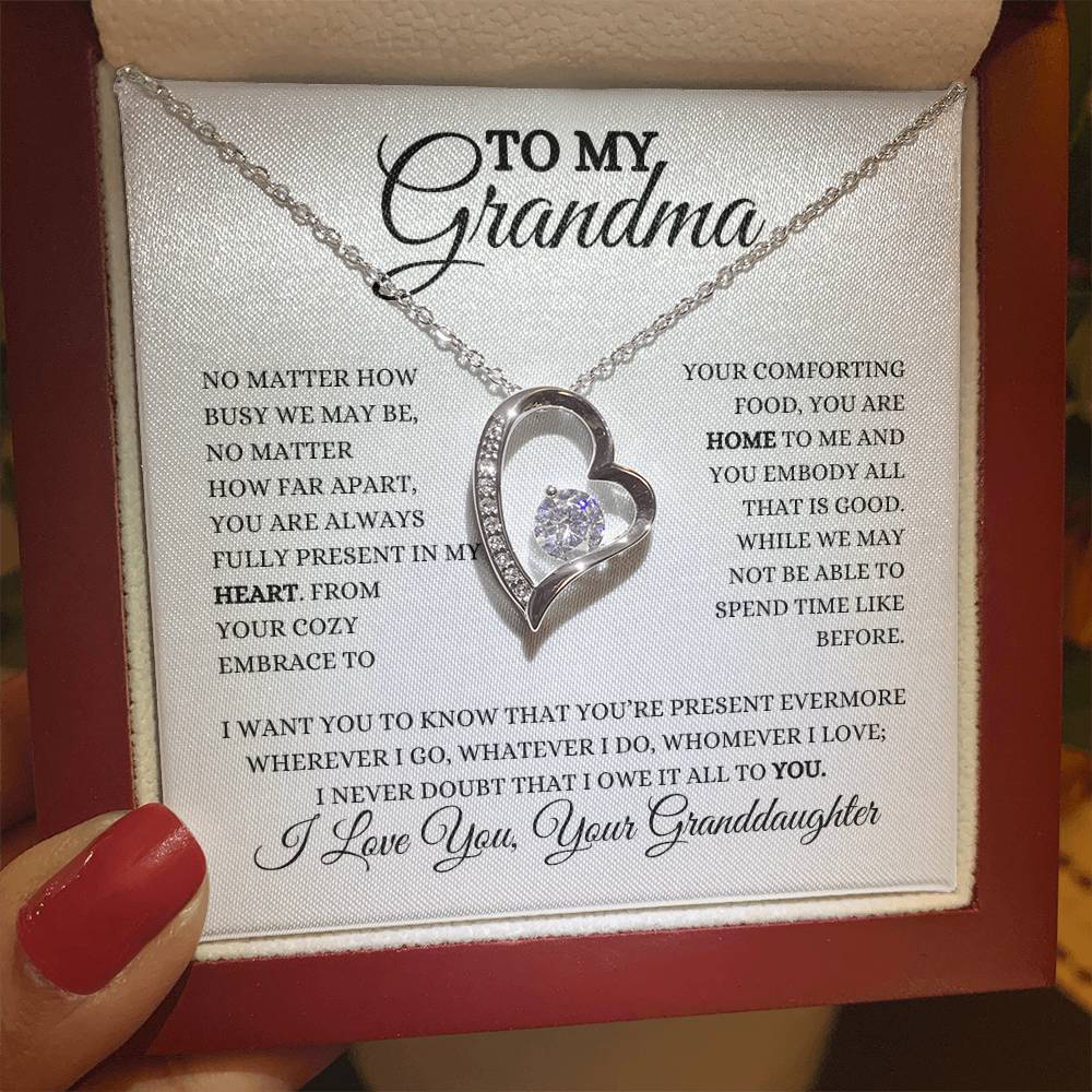 To My Grandma | Forever Love Necklace | Heartfelt Message From Granddaughter