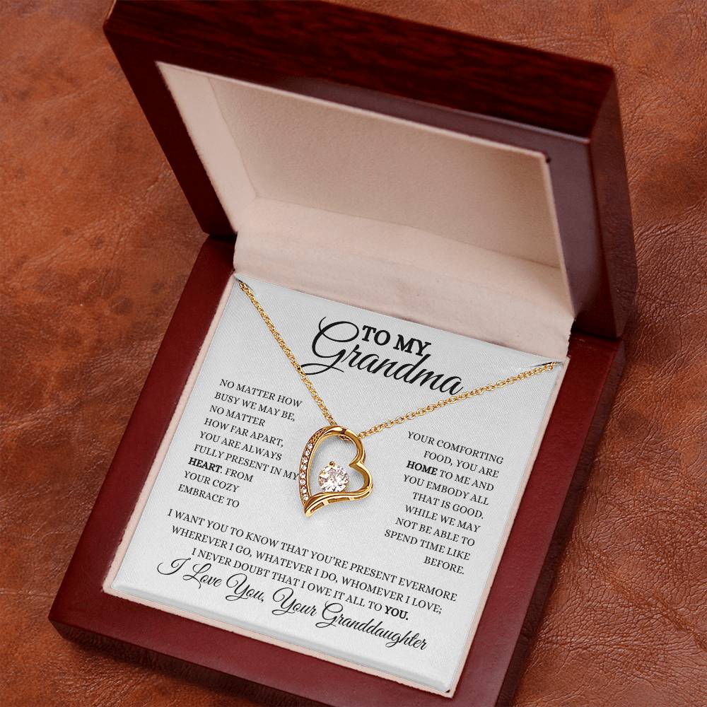 To My Grandma | Forever Love Necklace | Heartfelt Message From Granddaughter