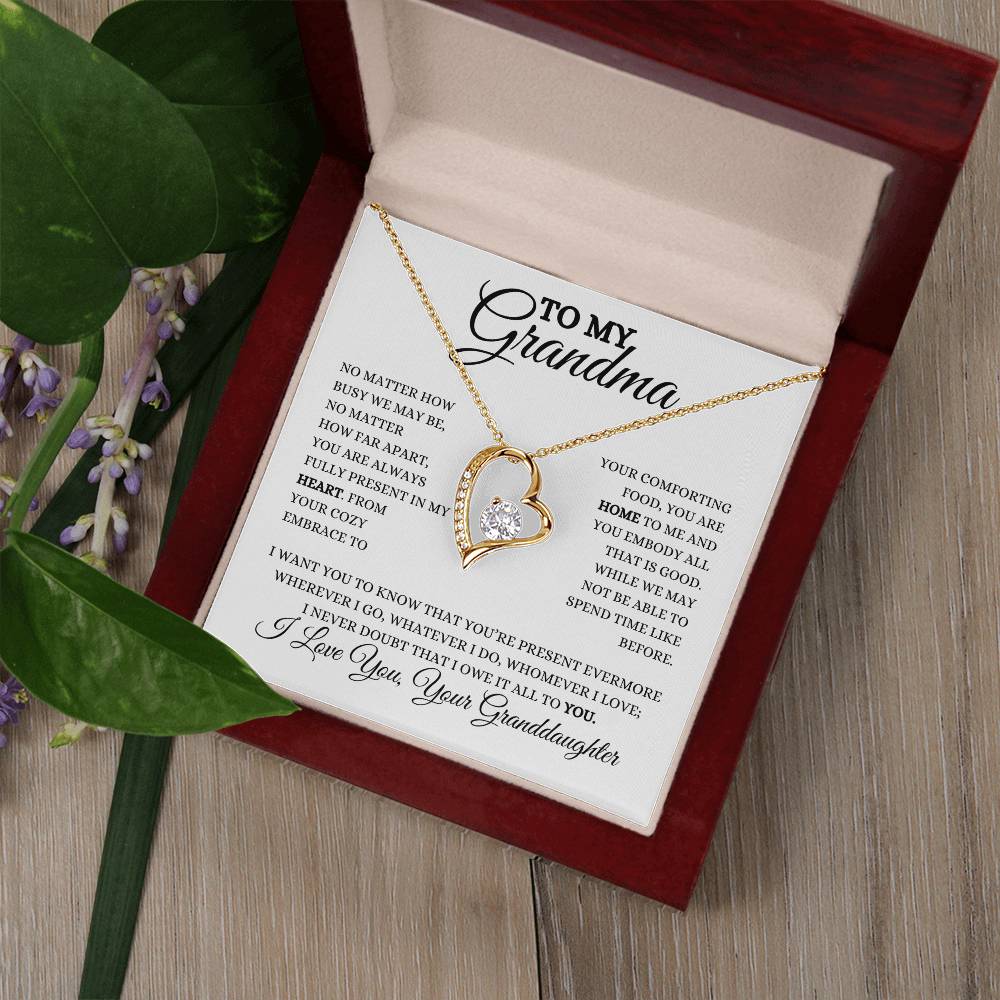 To My Grandma | Forever Love Necklace | Heartfelt Message From Granddaughter