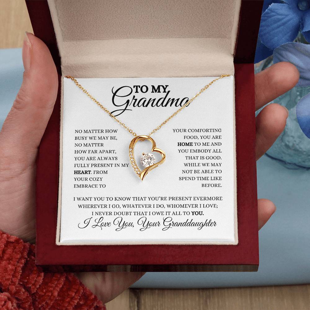 To My Grandma | Forever Love Necklace | Heartfelt Message From Granddaughter