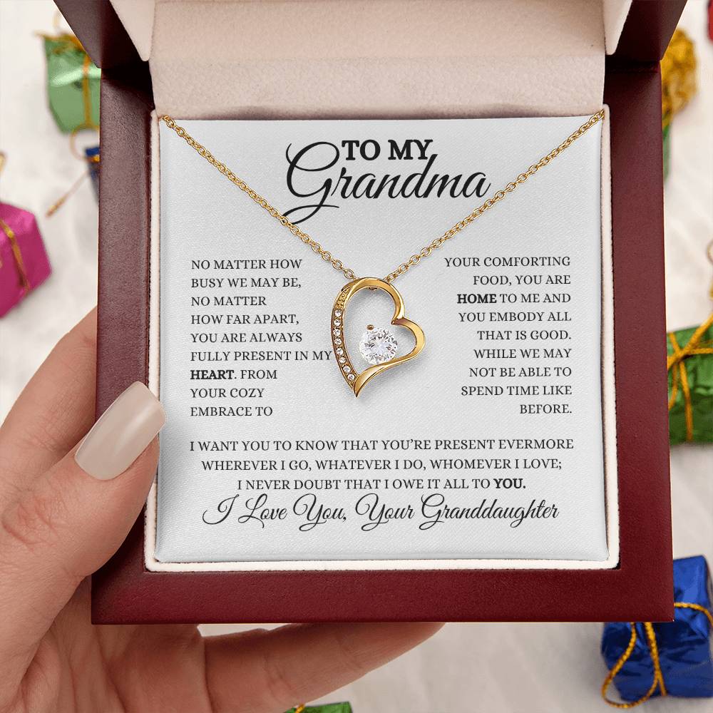 To My Grandma | Forever Love Necklace | Heartfelt Message From Granddaughter