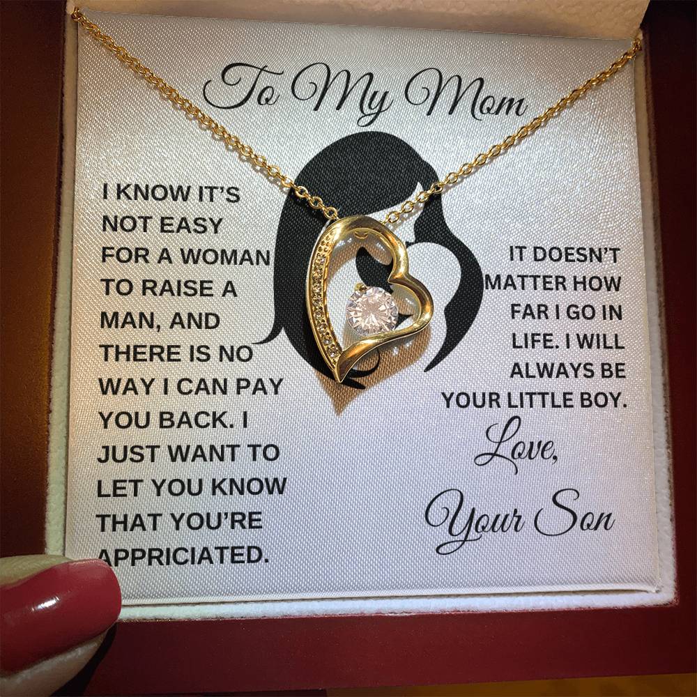 To My Mom | Forever Love Necklace | Heartfelt Message From Son