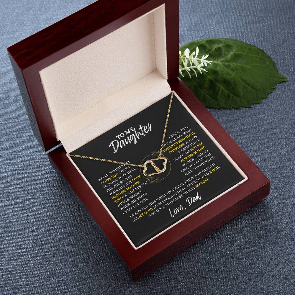 TO MY DAUGHTER - Everlasting Love Necklace Gift From Dad