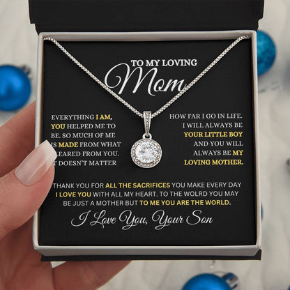 To My Mom | Eternal Hope Necklace Gift From Son