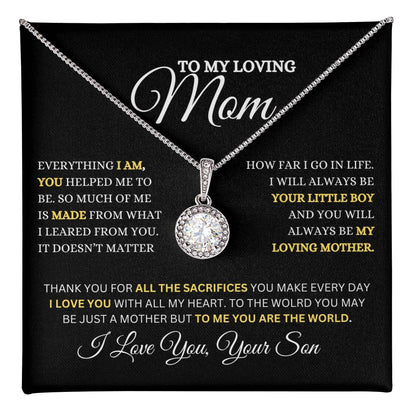 To My Mom | Eternal Hope Necklace Gift From Son