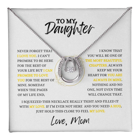 To My Daughter | Lucky Necklace | Heartfelt Message From Mom