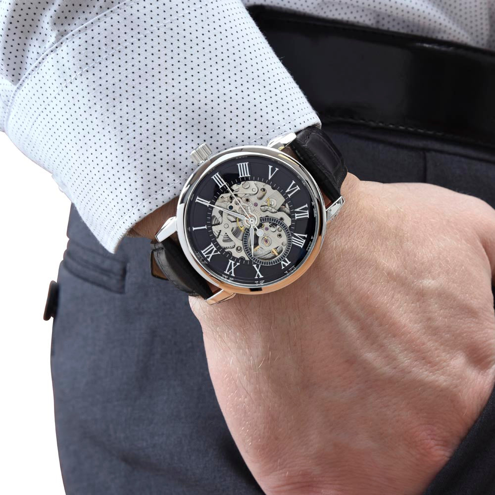 Dad | Men's Openwork Watch | Heartfelt Message