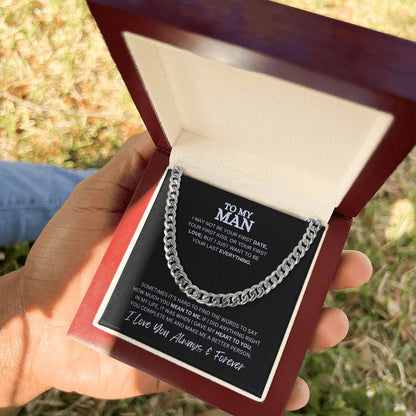 TO MY MAN | CUBAN LINK CHAIN | HEARTFELT MESSAGE