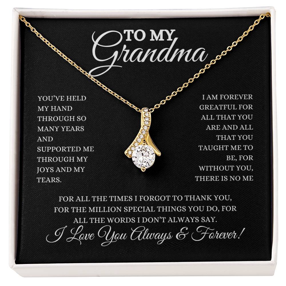 To My Grandma | Alluring Beauty Necklace | Heartfelt Message From Grandchild