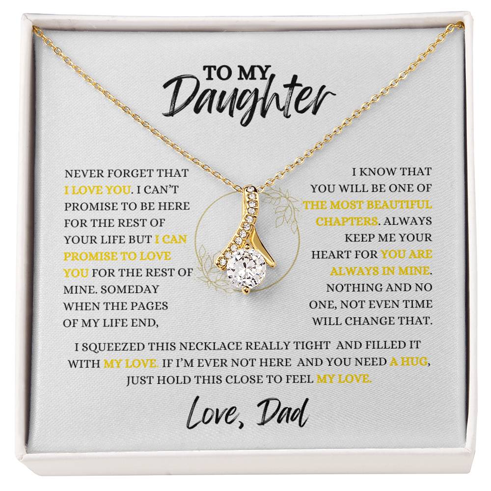 To My Daughter | Alluring  Beauty Necklace | Heartfelt Message From Dad