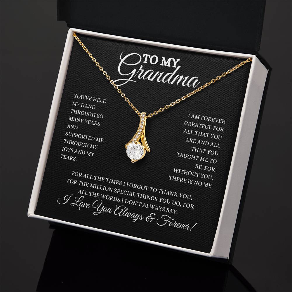 To My Grandma | Alluring Beauty Necklace | Heartfelt Message From Grandchild