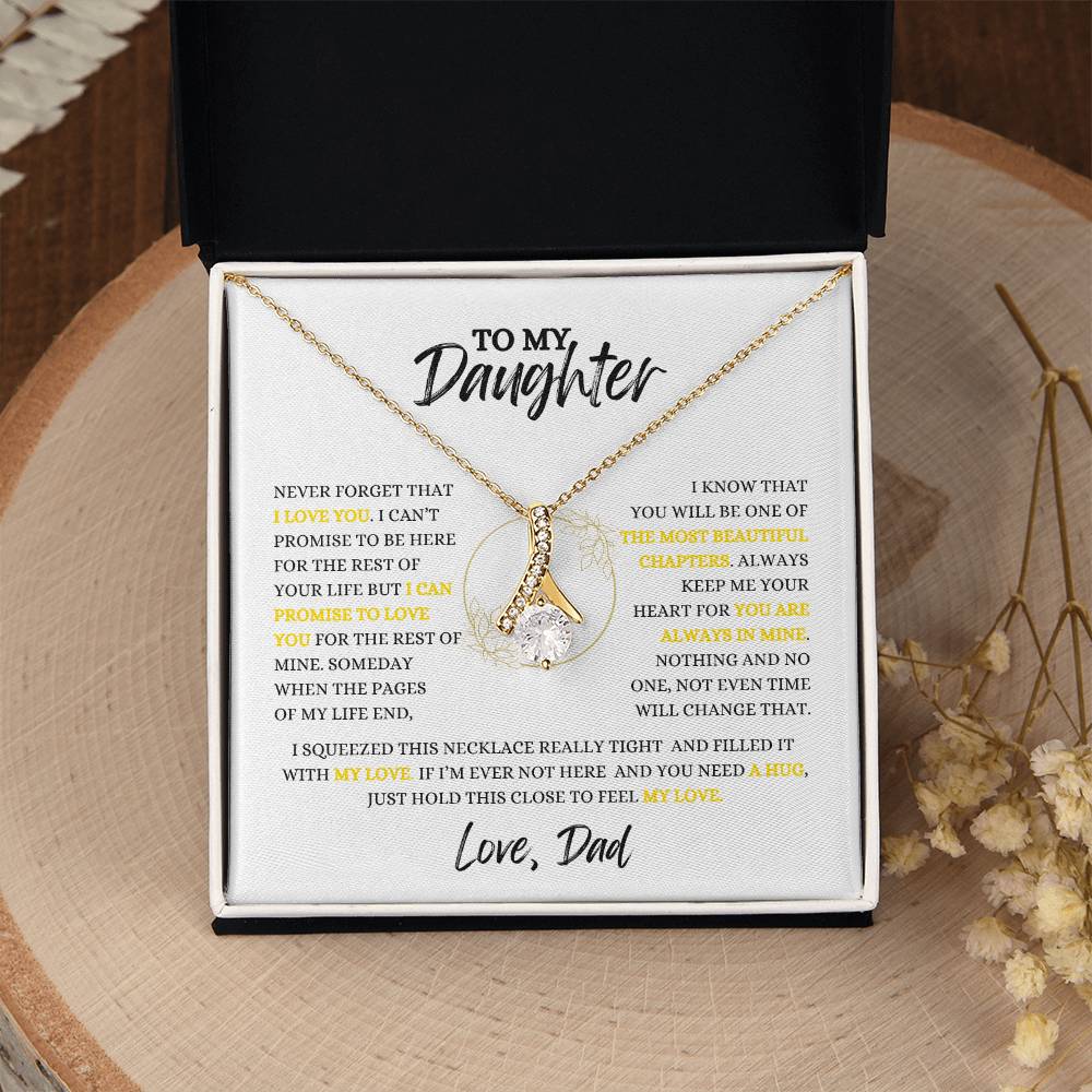 To My Daughter | Alluring  Beauty Necklace | Heartfelt Message From Dad