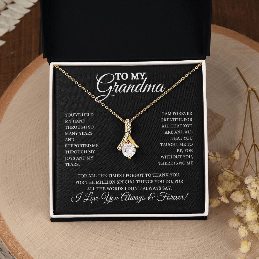 To My Grandma | Alluring Beauty Necklace | Heartfelt Message From Grandchild