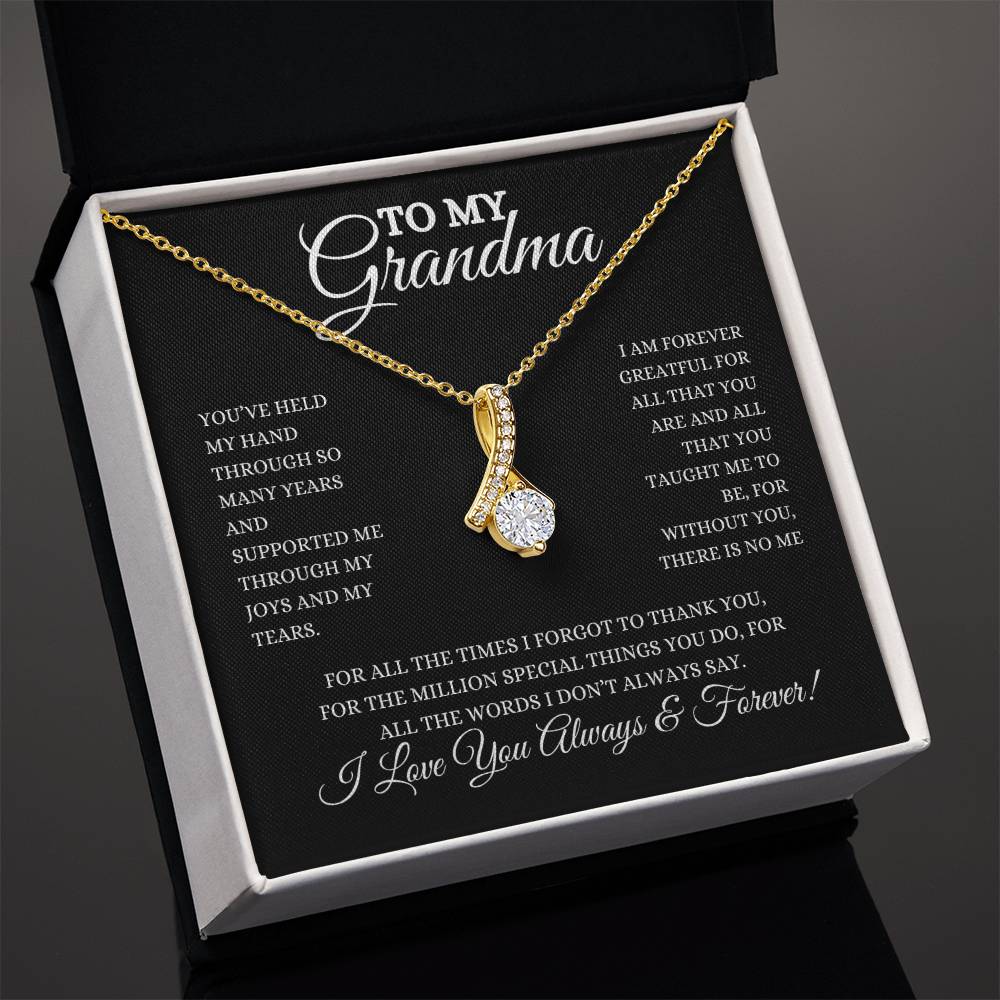 To My Grandma | Alluring Beauty Necklace | Heartfelt Message From Grandchild