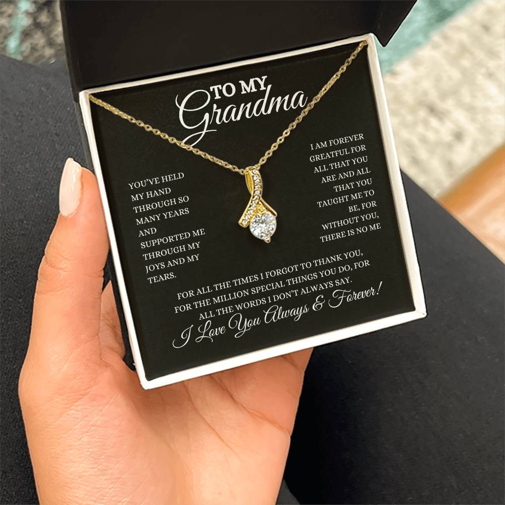 To My Grandma | Alluring Beauty Necklace | Heartfelt Message From Grandchild