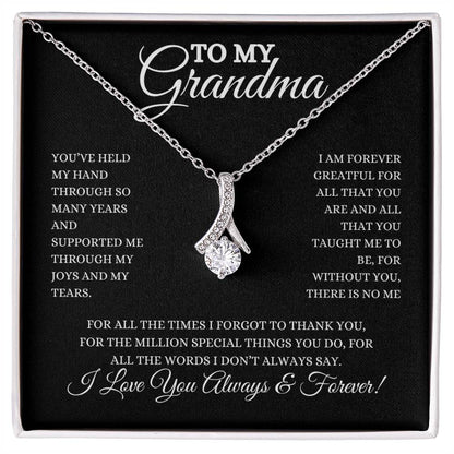 To My Grandma | Alluring Beauty Necklace | Heartfelt Message From Grandchild