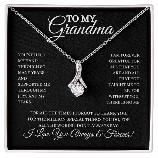 To My Grandma | Alluring Beauty Necklace | Heartfelt Message From Grandchild