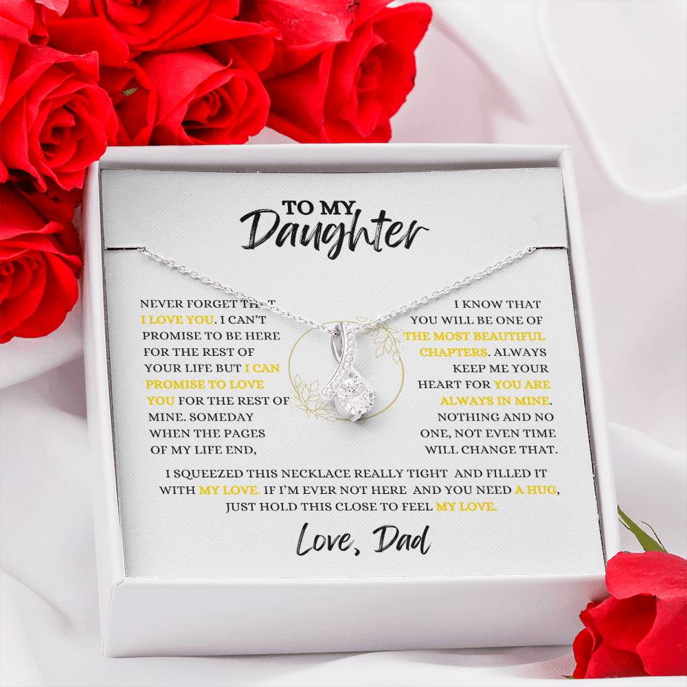 To My Daughter | Alluring  Beauty Necklace | Heartfelt Message From Dad