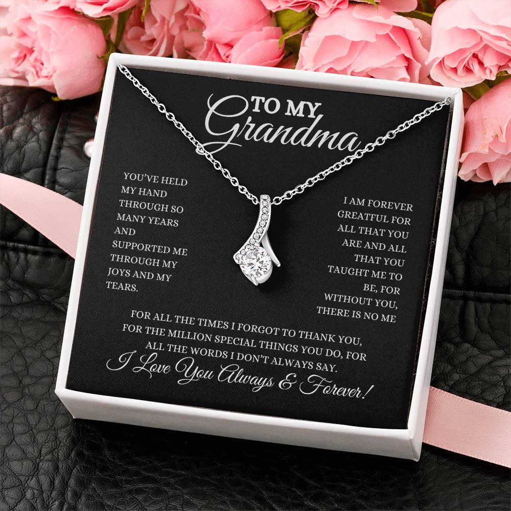 To My Grandma | Alluring Beauty Necklace | Heartfelt Message From Grandchild