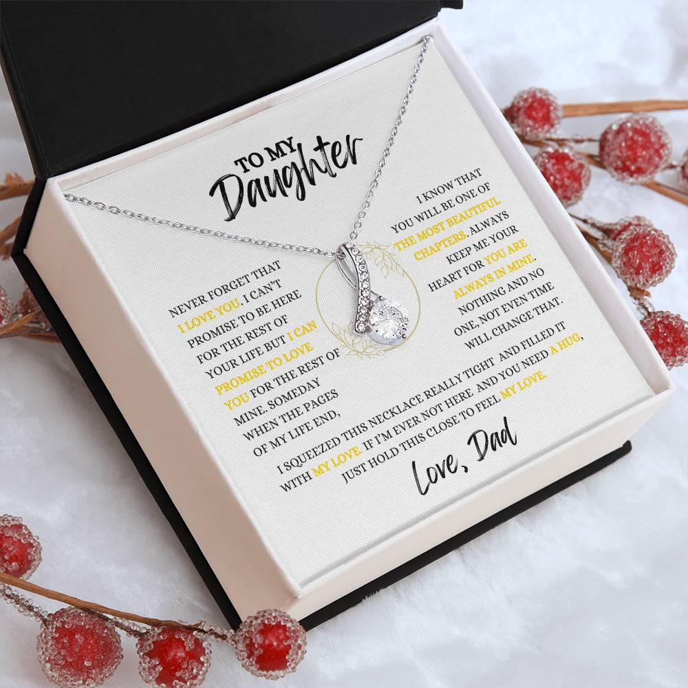 To My Daughter | Alluring  Beauty Necklace | Heartfelt Message From Dad