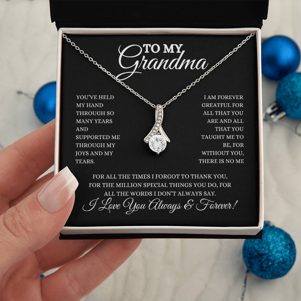 To My Grandma | Alluring Beauty Necklace | Heartfelt Message From Grandchild