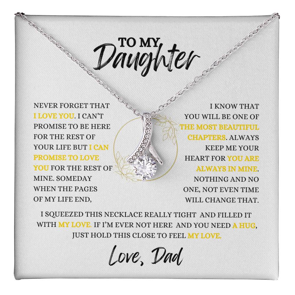 To My Daughter | Alluring  Beauty Necklace | Heartfelt Message From Dad